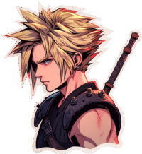 final-fantasy-aesthetic-cloud-strife-sticker