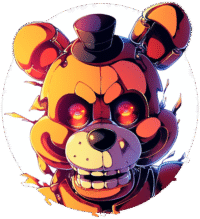 fnaf-freddy-fazbear-round-sticker