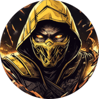 mortal-kombat-scorpion-round-sticker