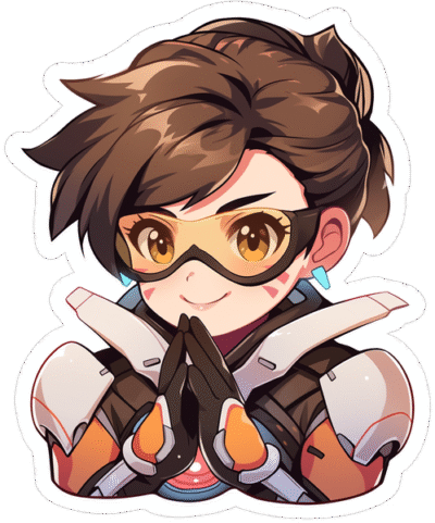 overwatch-chibi-tracer-sticker