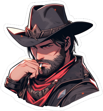 rdr2-arthur-smoking-sticker