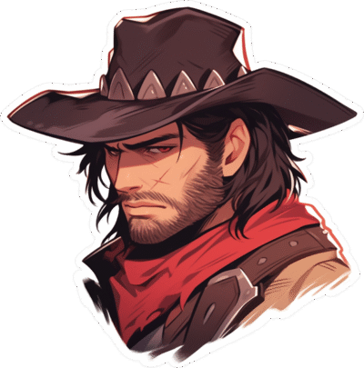 red-dead-john-marston-drawn-sticker