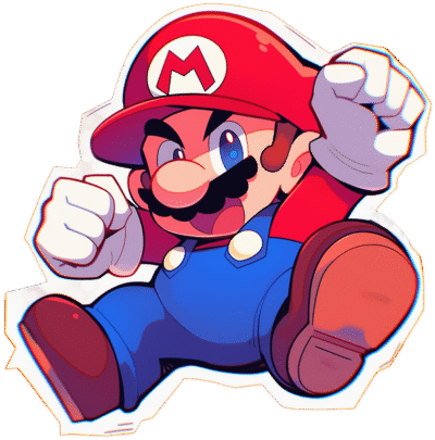super-mario-jumping-sticker