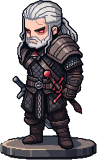 witcher-figurine-geralt-pixel-sticker