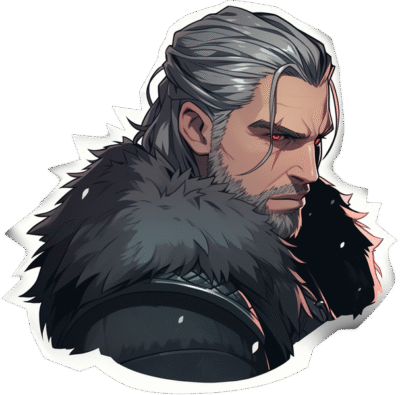 witcher-geralt-with-red-eyes-sticker