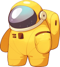 yellow-astronaut-among-us-sticker