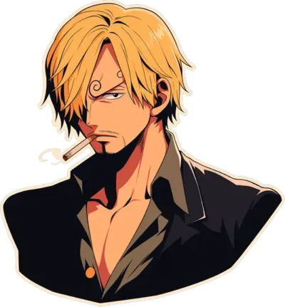 aesthetic-one-piece-sanji-clipart-sticker