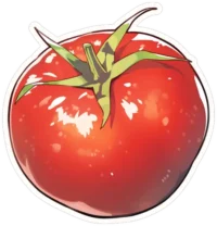 aesthetic-red-tomato-sticker