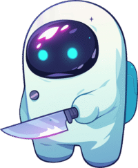 among-us-white-impostor-with-knife-sticker