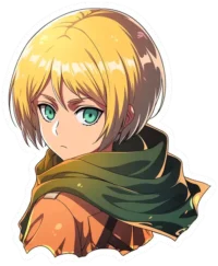 aot-armin-arlert-aesthetic-sticker
