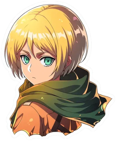 aot-armin-arlert-aesthetic-sticker