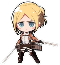 attack-on-titan-chibi-annie-with-swords-sticker