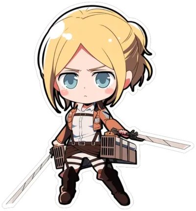 attack-on-titan-chibi-annie-with-swords-sticker