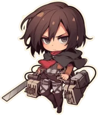 attack-on-titan-chibi-mikasa-sticker