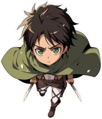 attack-on-titan-running-eren-yeager-sticker
