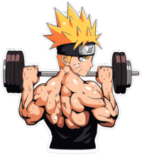 bodybuilder-naruto-lifting-barbell-sticker