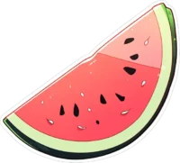cartoon-watermelon-sticker