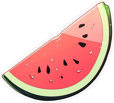 cartoon-watermelon-sticker