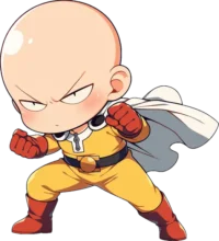 chibi-saitama-determined-stance-sticker