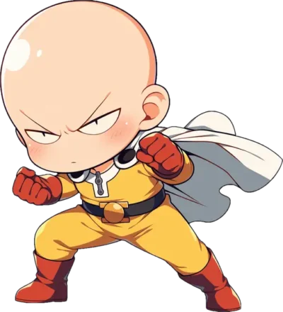 chibi-saitama-determined-stance-sticker