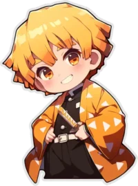 chibi-zenitsu-agatsuma-happy-pose-sticker