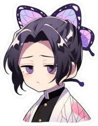 demon-slayer-cute-sad-shinobu-kocho-sticker