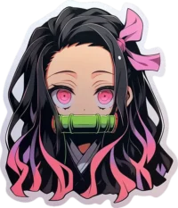 demon-slayer-nezuko-aesthetic-sticker