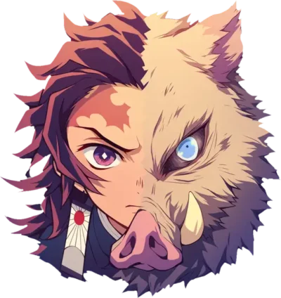 demon-slayer-tanjiro-half-inosuke-sticker
