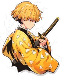 demon-slayer-zenitsu-side-stance-with-katana-under-arm-sticker