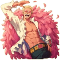 doflamingo-one-piece-hype-sticker