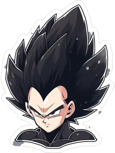 dragon-ball-angry-vegeta-anime-sticker