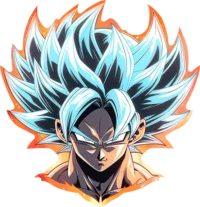 dragon-ball-goku-orange-stroke-sticker