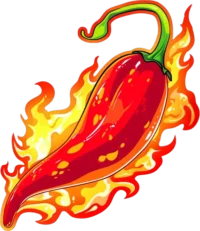 fiery-hot-chili-pepper-sticker