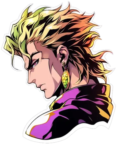 jojo-bizarre-dio-brando-anime-sticker