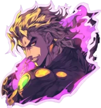 jojos-bizarre-adventure-aesthetic-purple-dio-brando-sticker