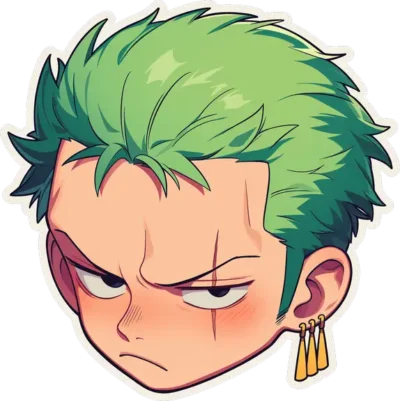 kawaii-zoro-head-clipart-sticker