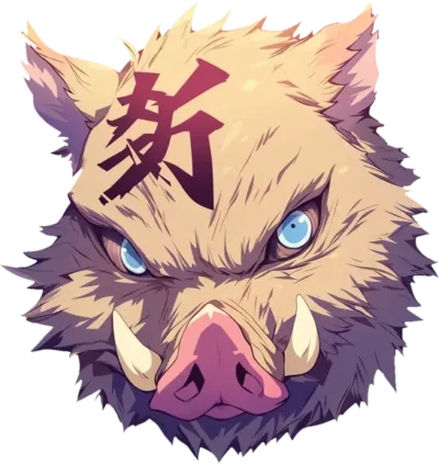 kny-inosuke-wild-mask-sticker