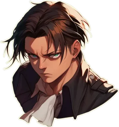 levi-ackerman-cool-aot-sticker