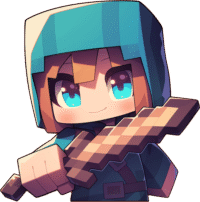 minecraft-cute-character-holding-sword-sticker