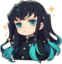 muichiro-tokito-kawaii-demon-slayer-sticker