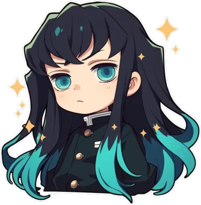 muichiro-tokito-kawaii-demon-slayer-sticker