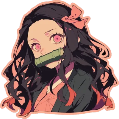 nezuko-demon-slayer-aesthetic-sticker