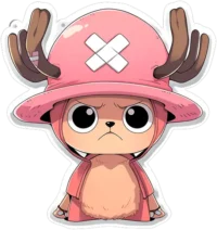 one-piece-angry-tony-tony-chopper-sticker