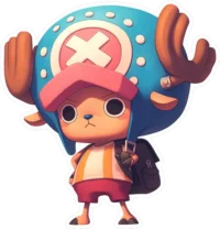 one-piece-chopper-aesthetic-clipart-sticker