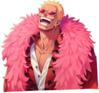 one-piece-doflamingo-laughing-sticker