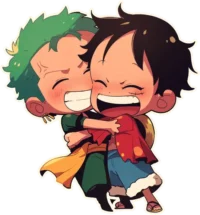one-piece-luffy-zoro-hug-sticker