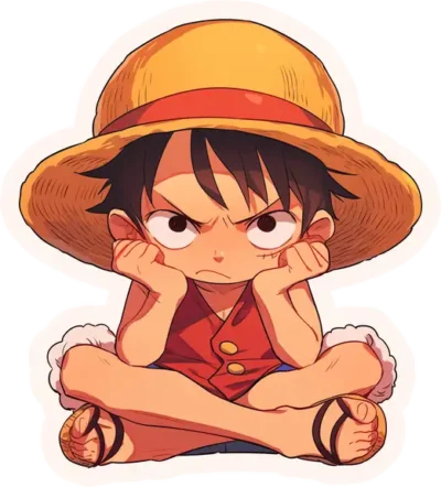 one-piece-sadly-luffy-clipart-sticker