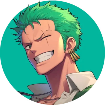 one-piece-zoro-smirk-sticker