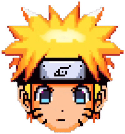 pixel-naruto-uzumaki-head-sticker