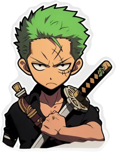 sad-roronoa-zoro-with-sword-sticker